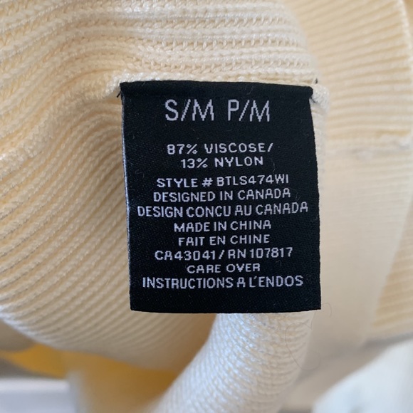 Brunette The Label Ribbed Knit Half-Zip Popover - Picture 5 of 6